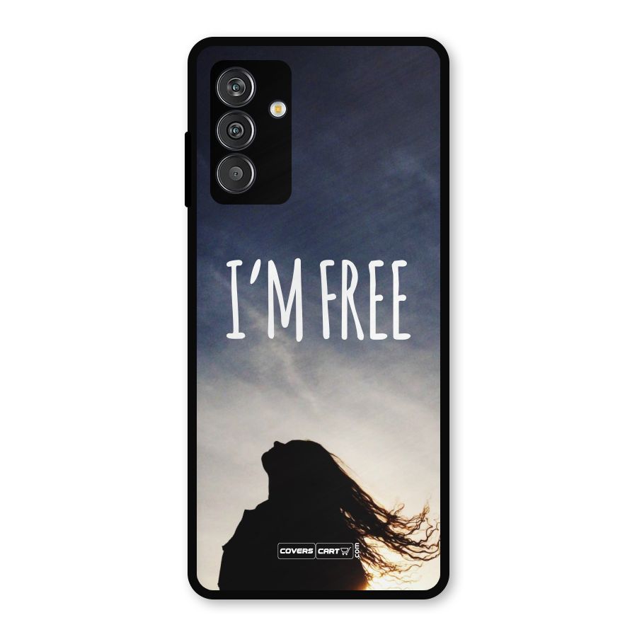 I m Free Metal Back Case for Galaxy M14 5G