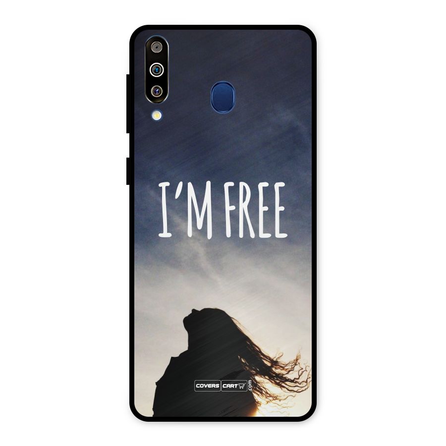 I m Free Metal Back Case for Galaxy M30
