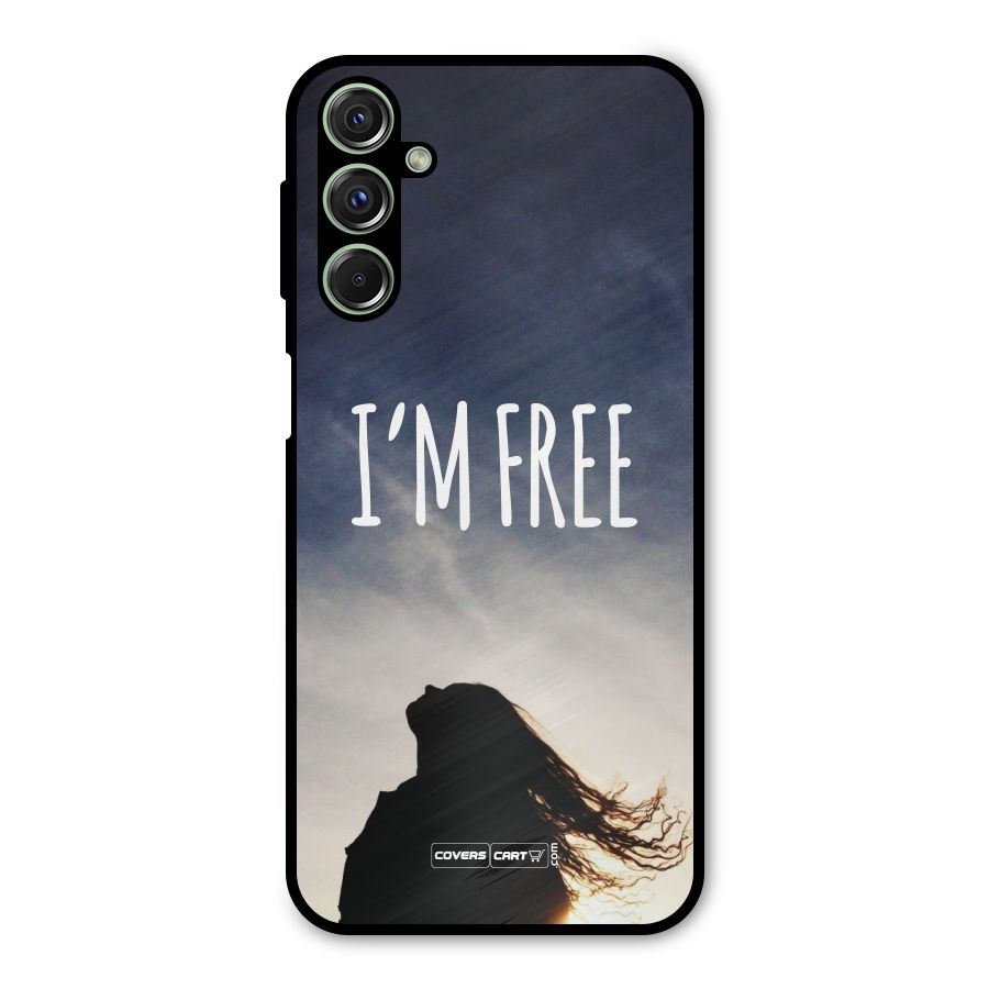 I m Free Metal Back Case for Galaxy M34