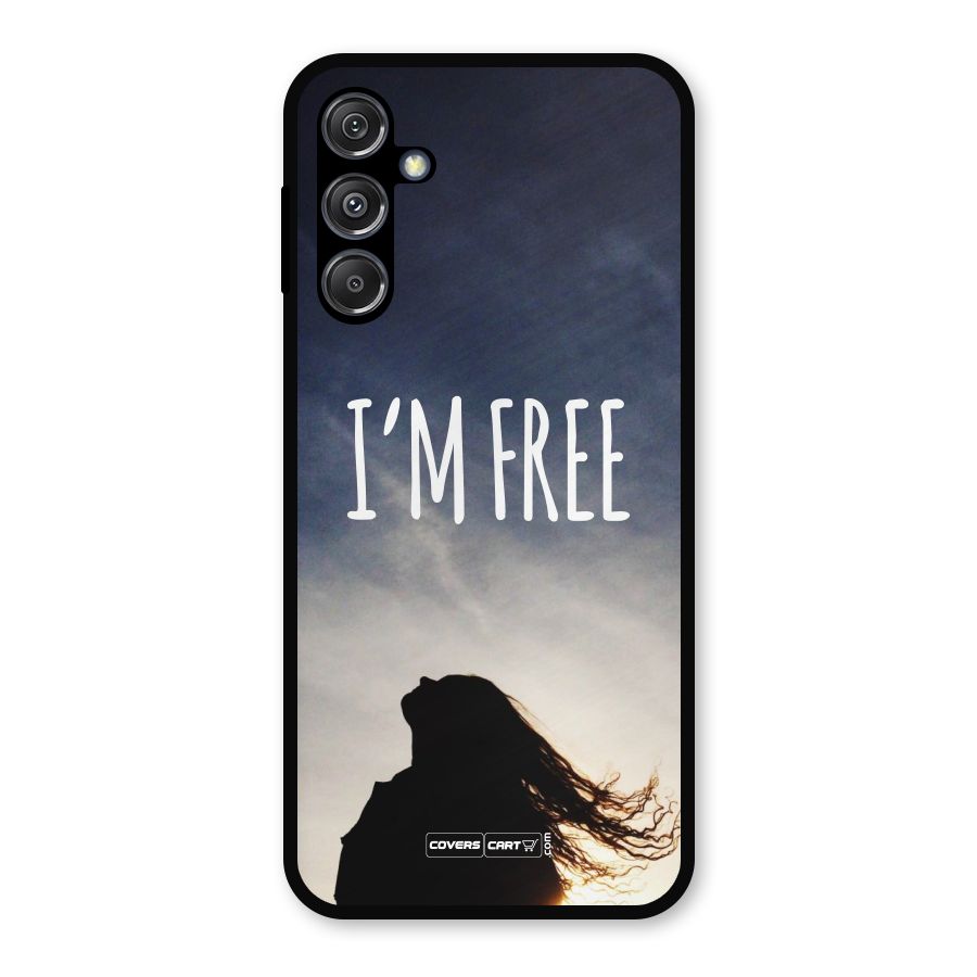 I m Free Metal Back Case for Galaxy M34 5G