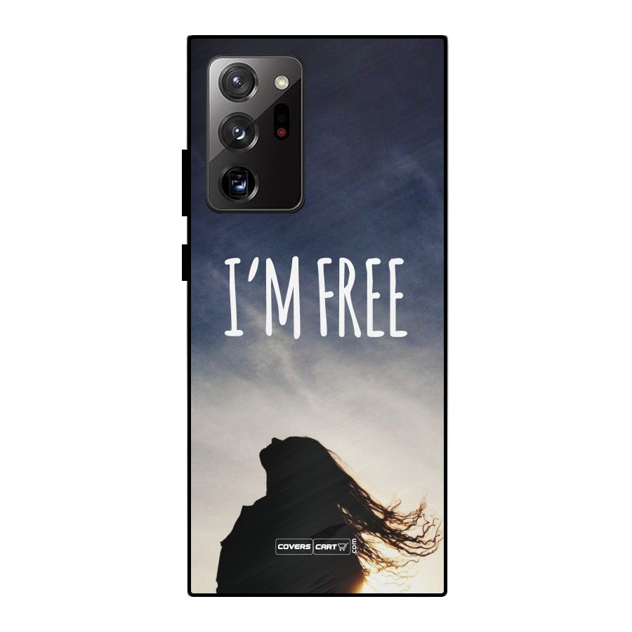 I m Free Metal Back Case for Galaxy Note 20 Ultra