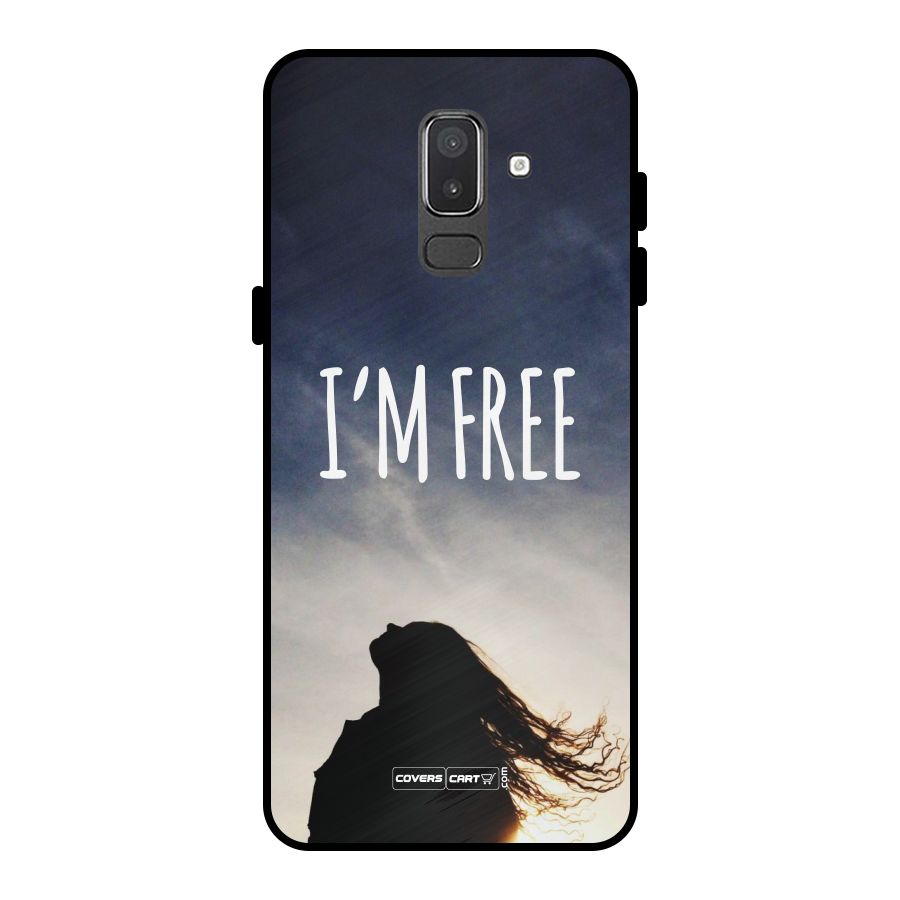 I m Free Metal Back Case for Galaxy On8 (2018)