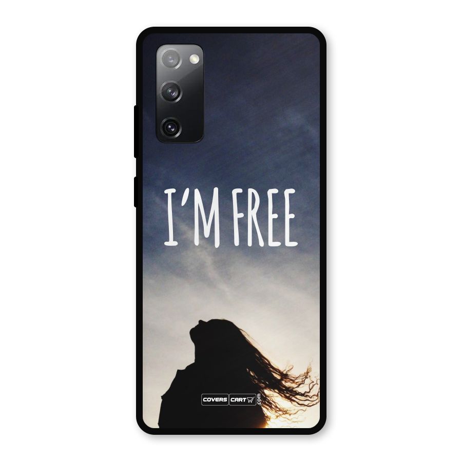 I m Free Metal Back Case for Galaxy S20 FE