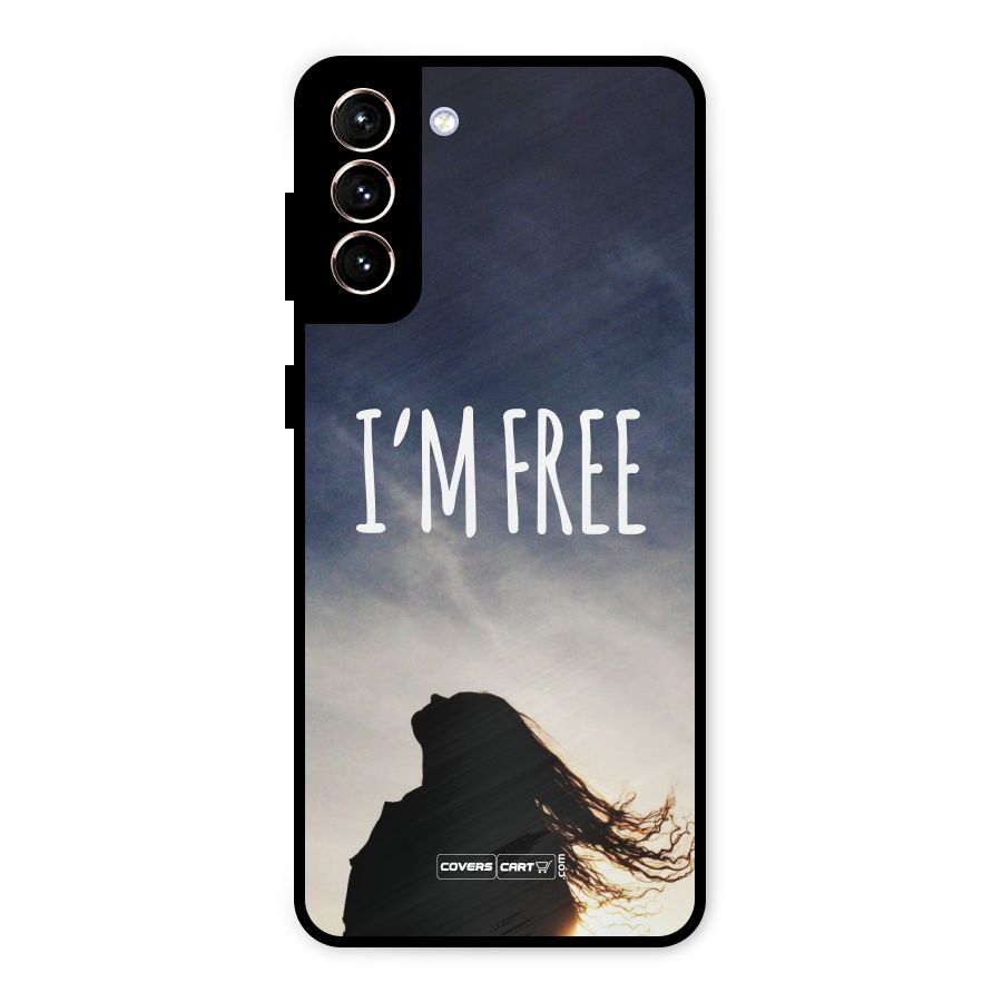 I m Free Metal Back Case for Galaxy S21 Plus