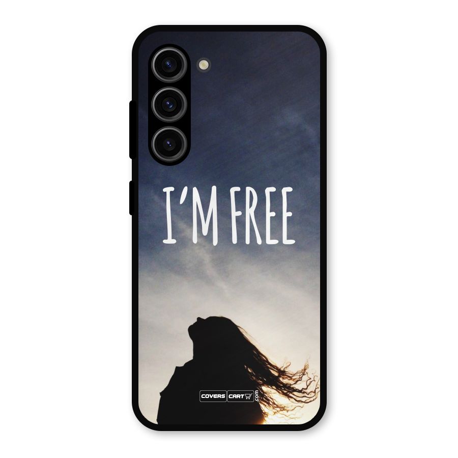 I m Free Metal Back Case for Galaxy S23