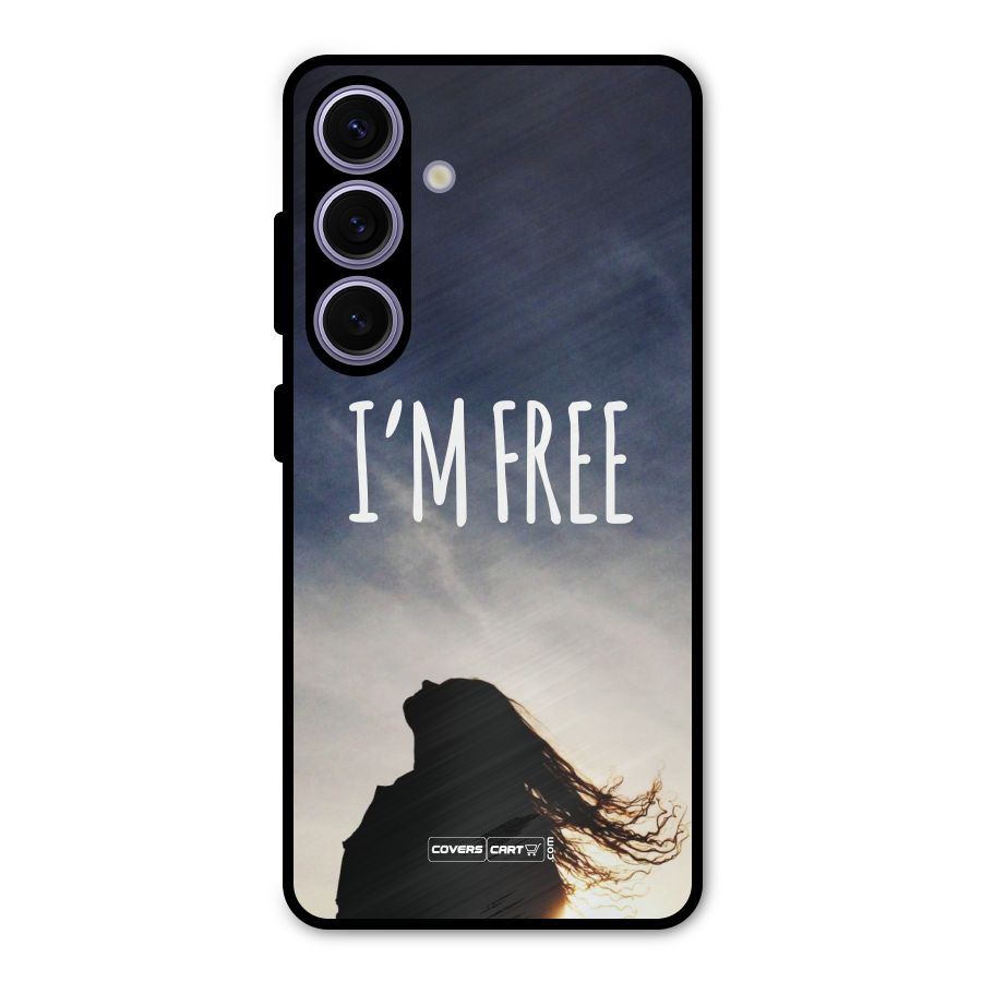 I m Free Metal Back Case for Galaxy S24