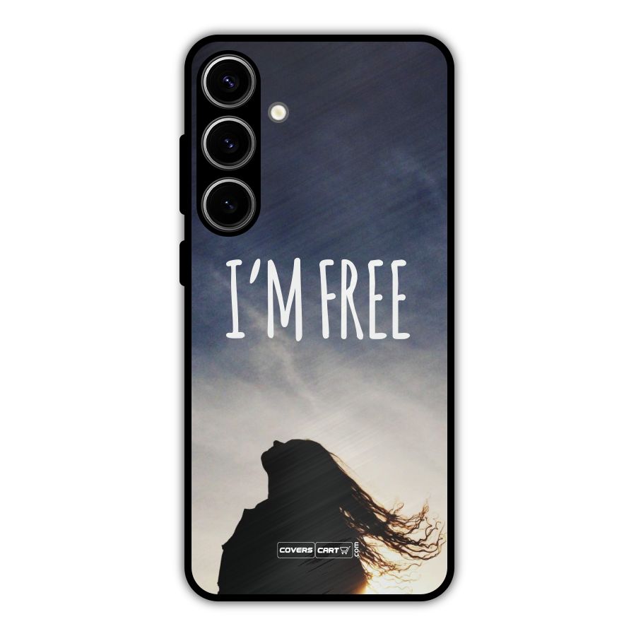 I m Free Metal Back Case for Galaxy S24 Plus