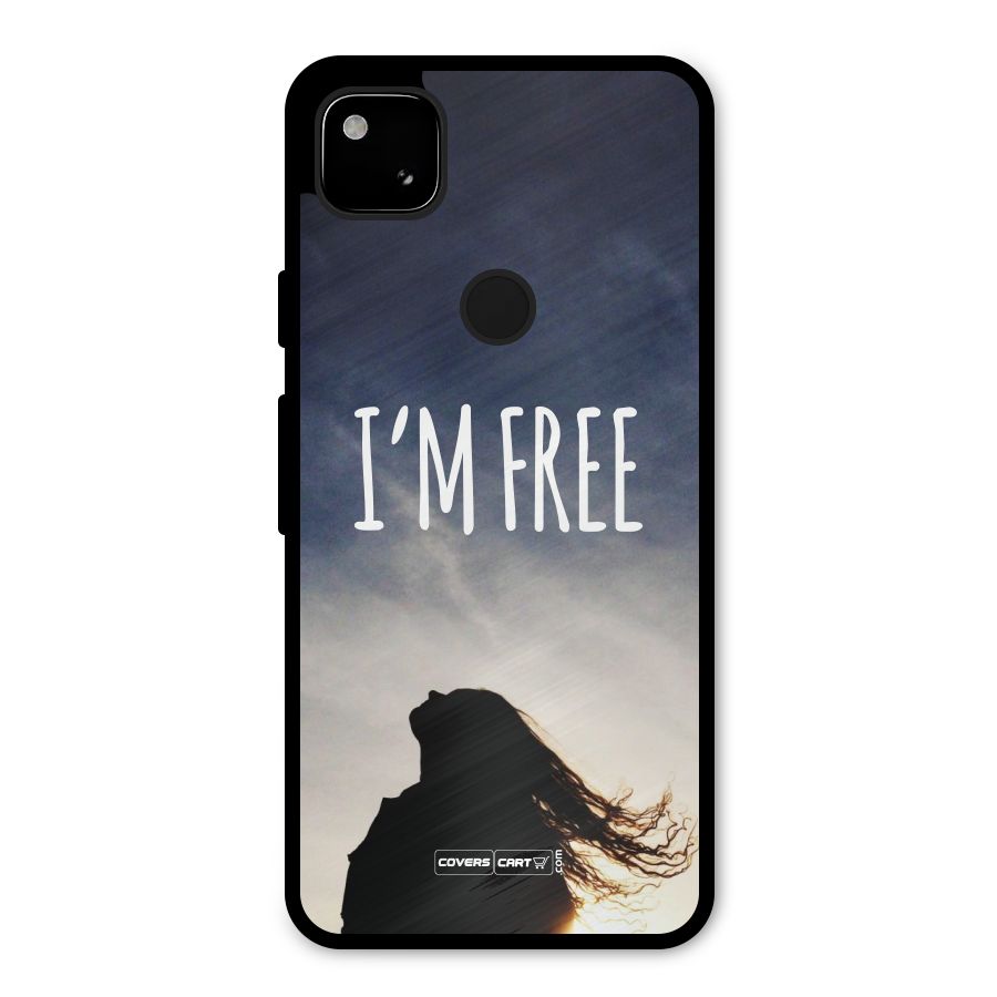 I m Free Metal Back Case for Google Pixel 4a