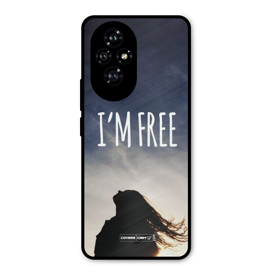 I m Free Metal Back Case for Honor 200