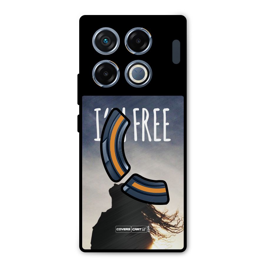 I m Free Metal Back Case for Infinix GT 20 Pro