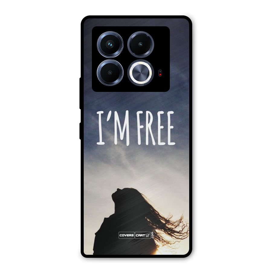 I m Free Metal Back Case for Infinix Note 40 5G
