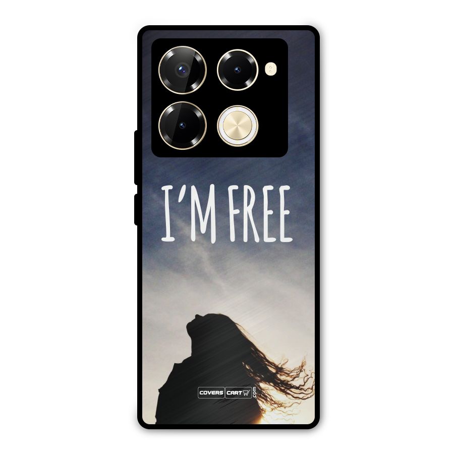I m Free Metal Back Case for Infinix Note 40 Pro Plus