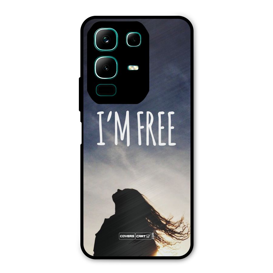 I m Free Metal Back Case for Infinix Note 50x