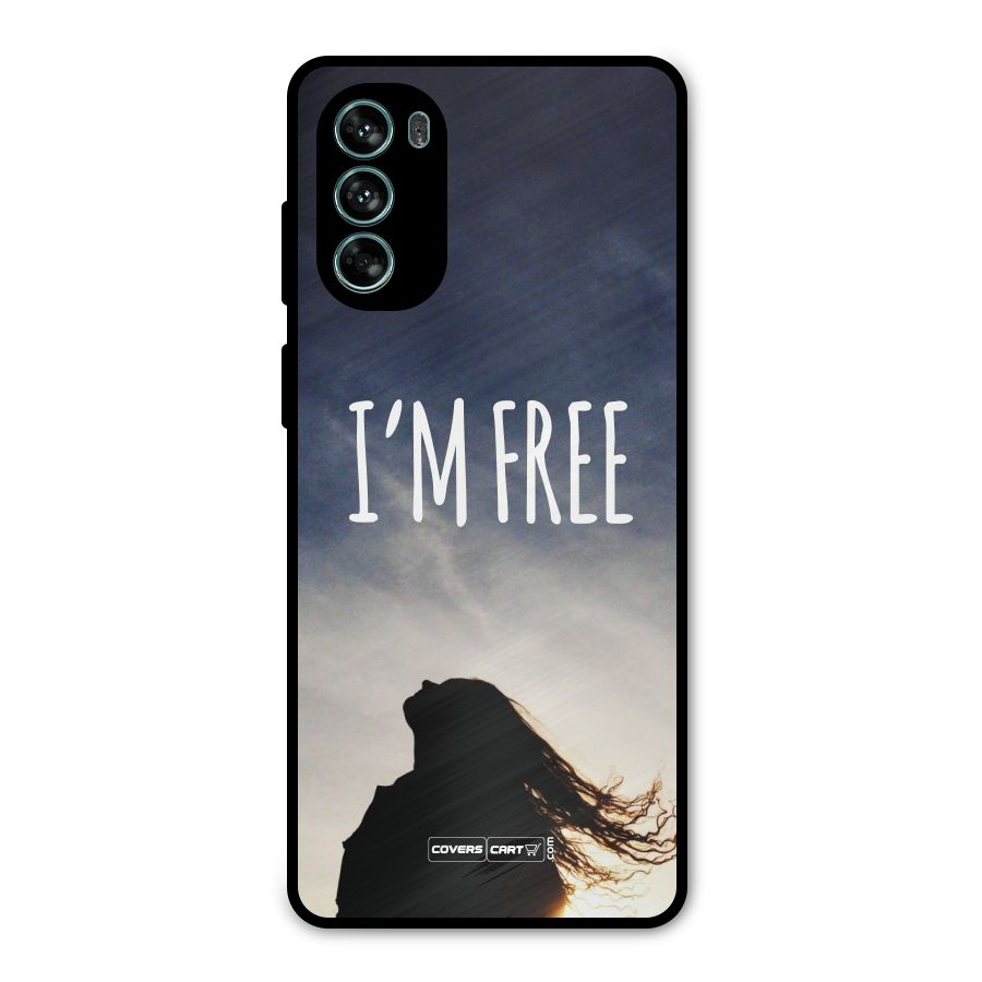 I m Free Metal Back Case for Moto G62
