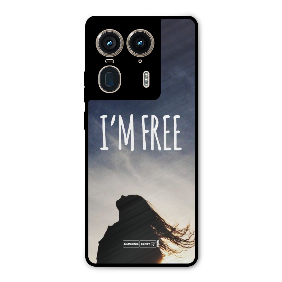 I m Free Metal Back Case for Motorola Edge 50 Ultra