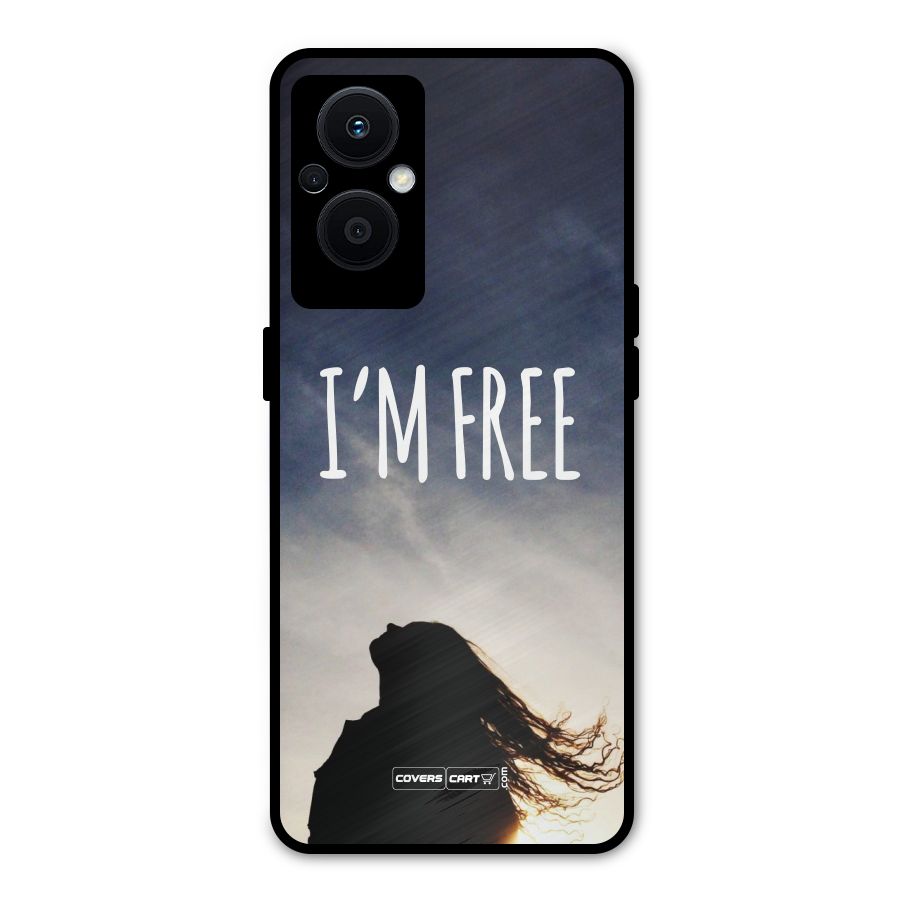 I m Free Metal Back Case for Oppo F21 Pro 5G