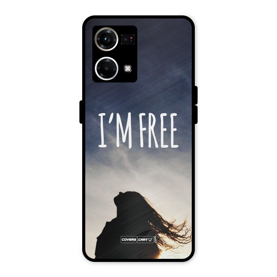 I m Free Metal Back Case for Oppo F21s Pro 4G