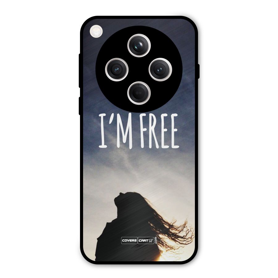 I m Free Metal Back Case for Oppo Find X8