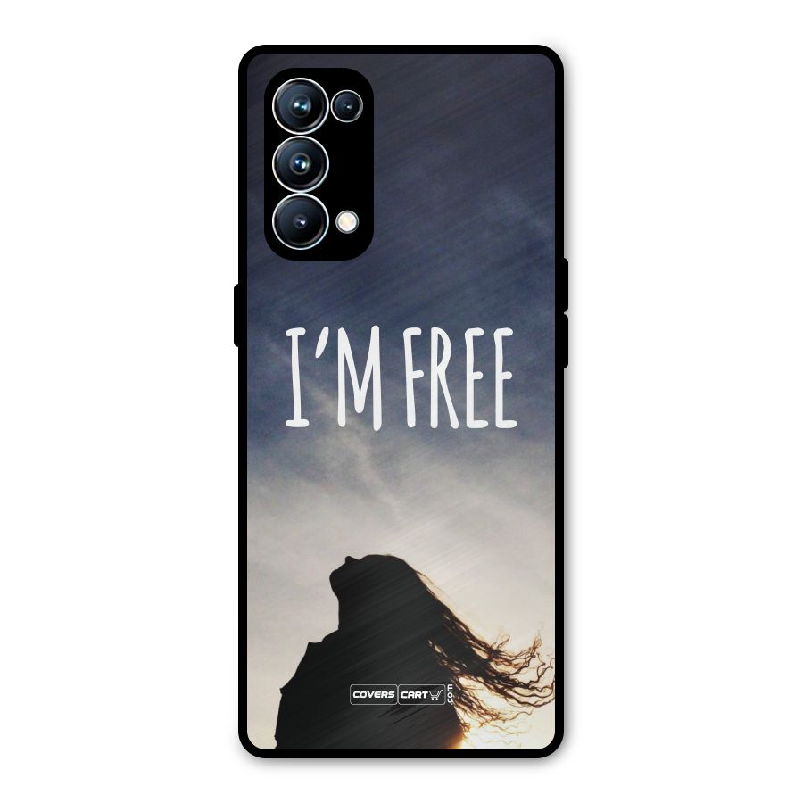 I m Free Metal Back Case for Oppo Reno5 Pro 5G