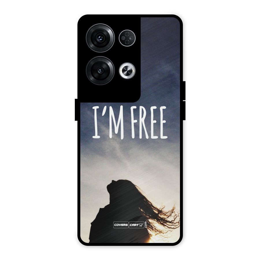 I m Free Metal Back Case for Oppo Reno8 Pro 5G