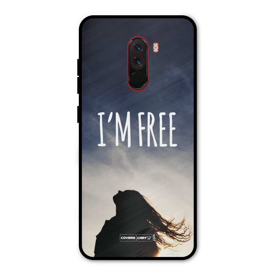 I m Free Metal Back Case for Poco F1