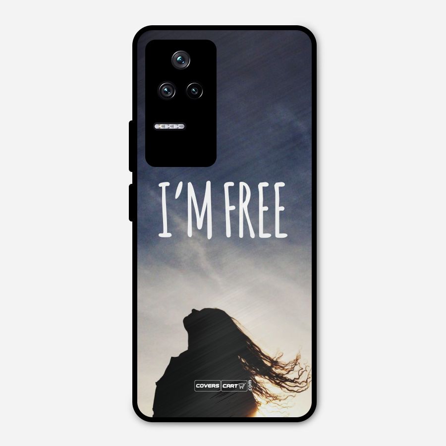 I m Free Metal Back Case for Poco F4 5G