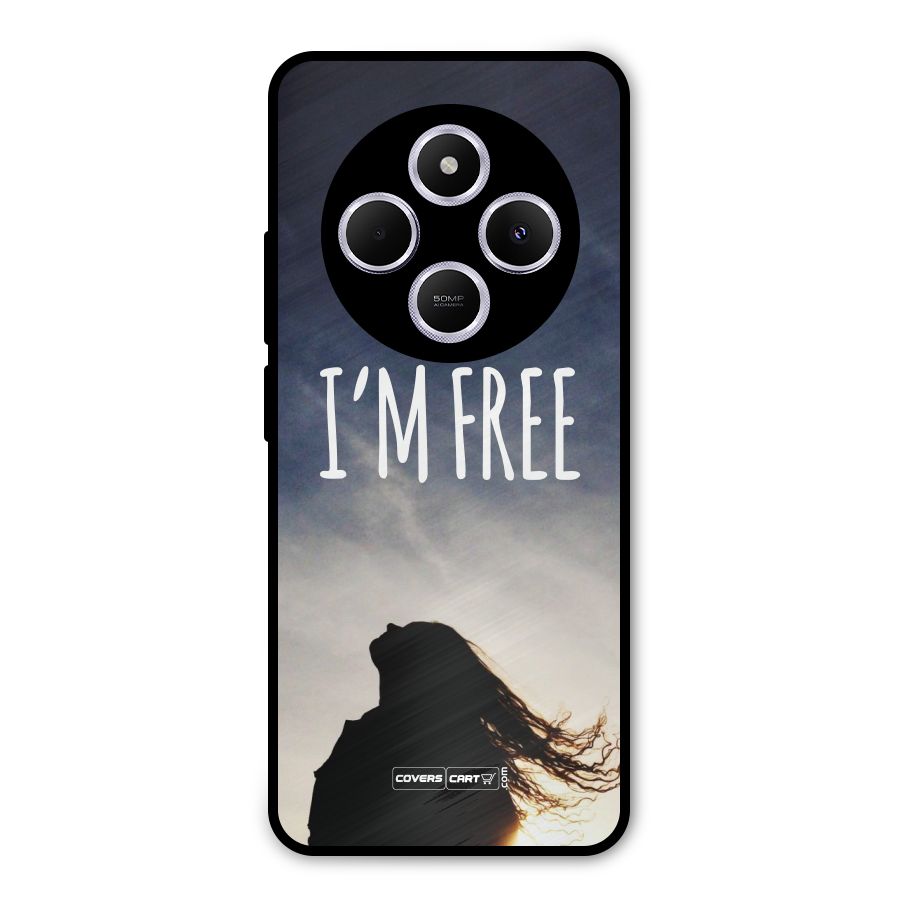 I m Free Metal Back Case for Poco M7