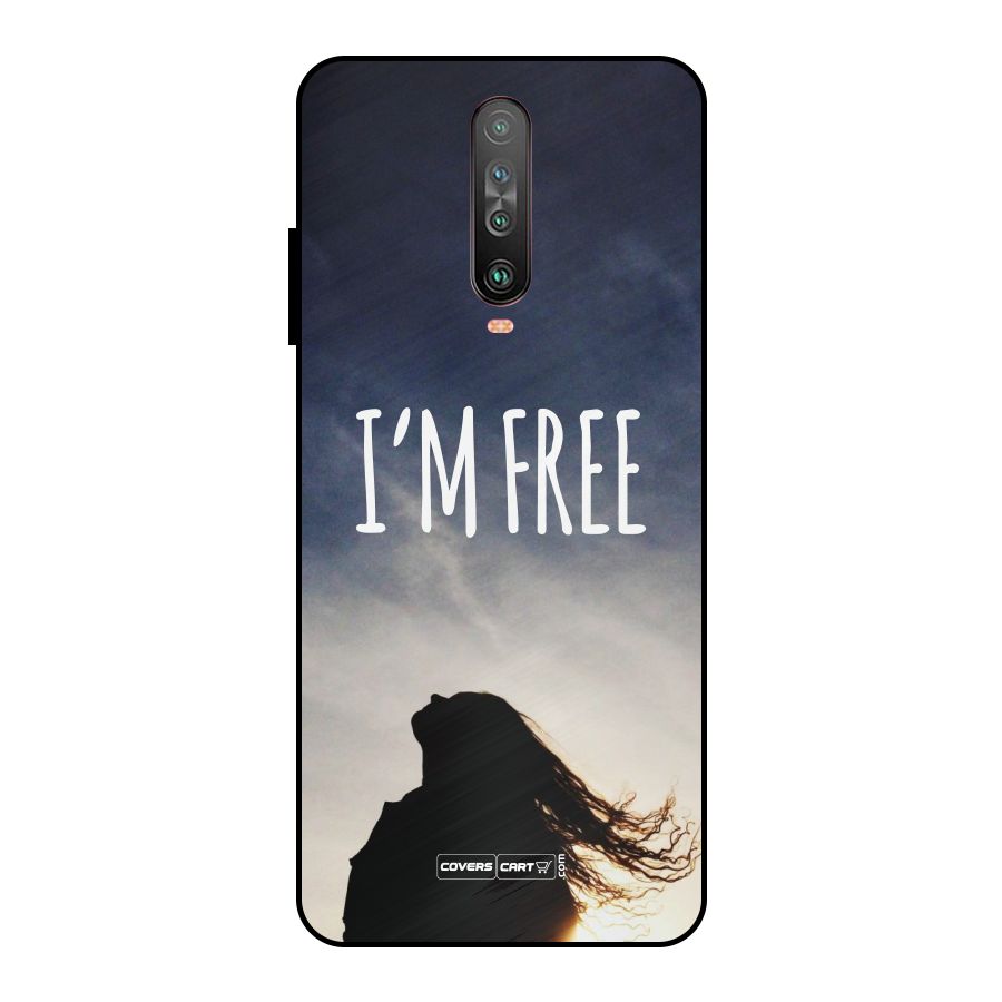 I m Free Metal Back Case for Poco X2