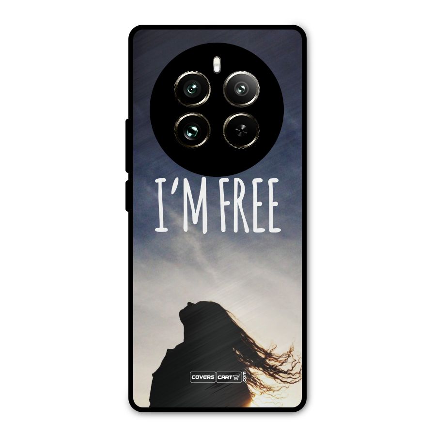 I m Free Metal Back Case for Realme 12 Pro