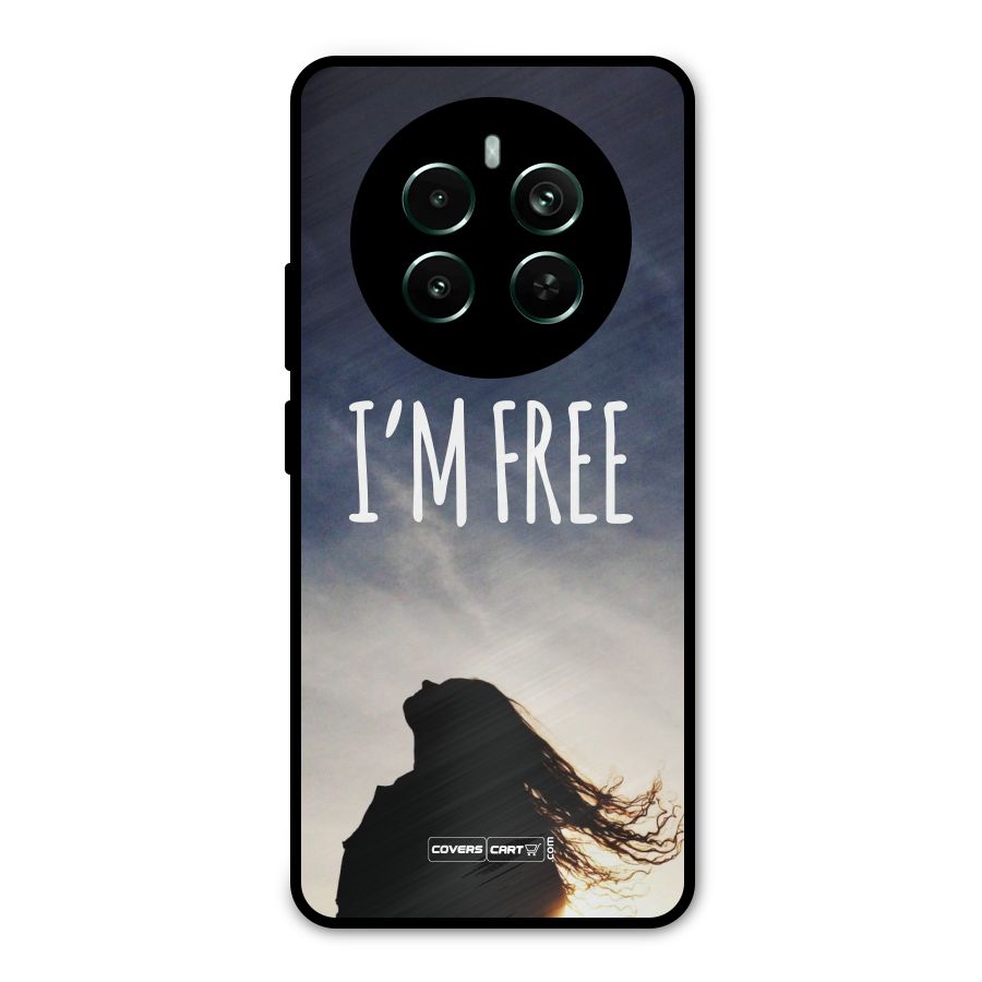I m Free Metal Back Case for Realme 12 Pro Plus