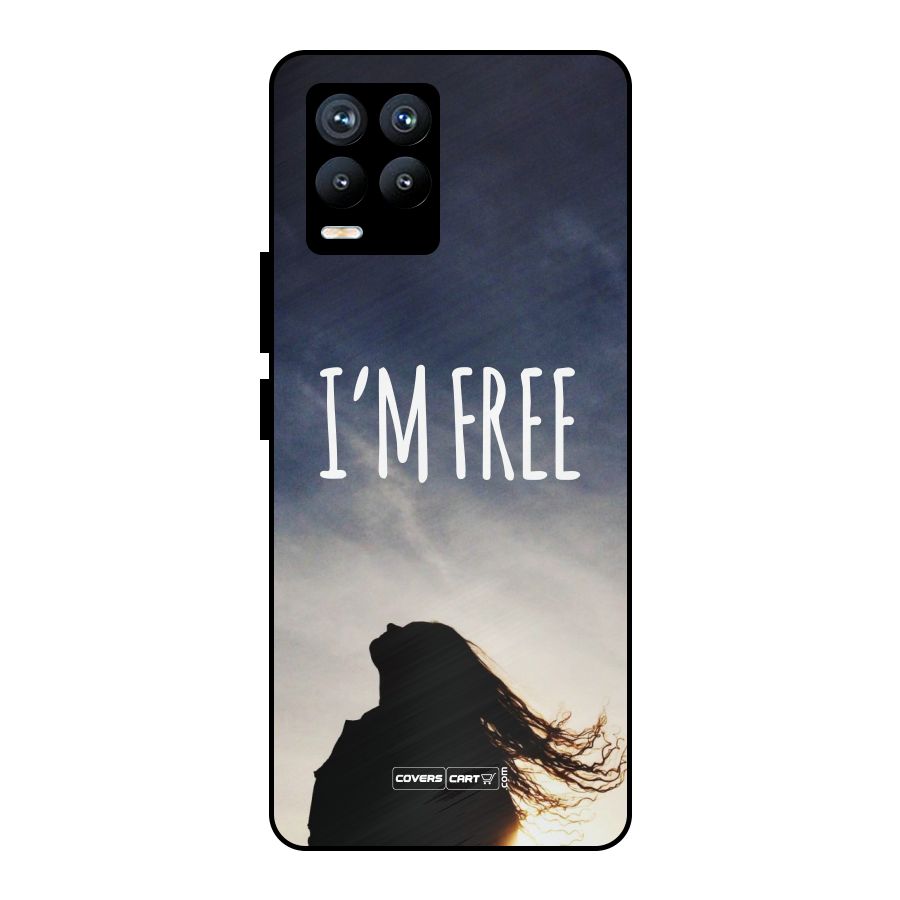 I m Free Metal Back Case for Realme 8