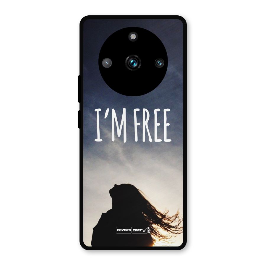 I m Free Metal Back Case for Realme Narzo 60 Pro