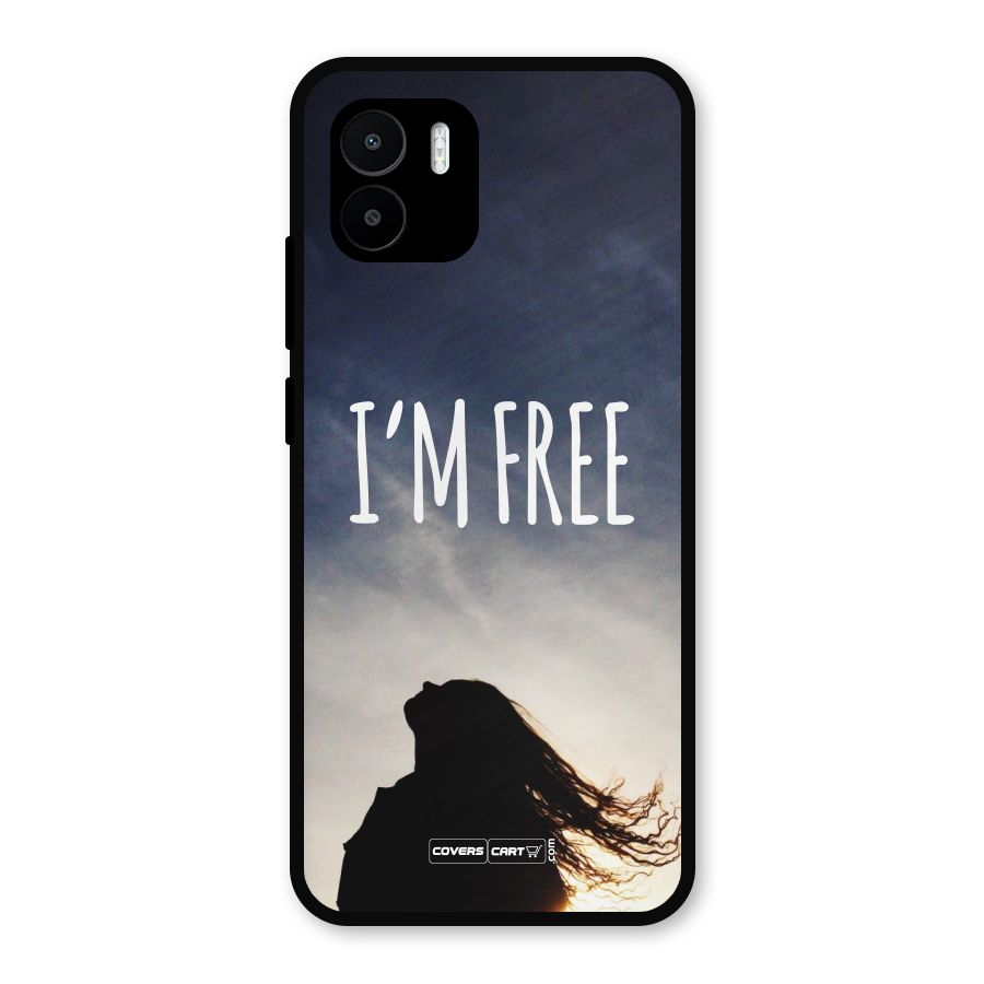 I m Free Metal Back Case for Redmi A1