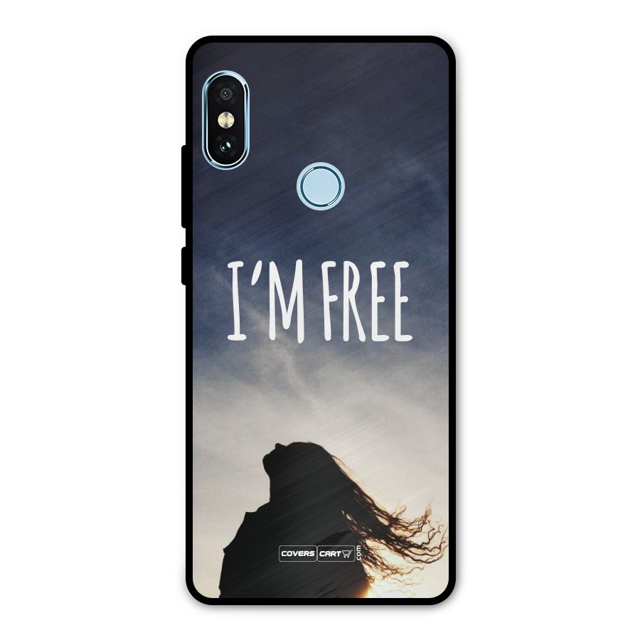 I m Free Metal Back Case for Redmi Note 5 Pro