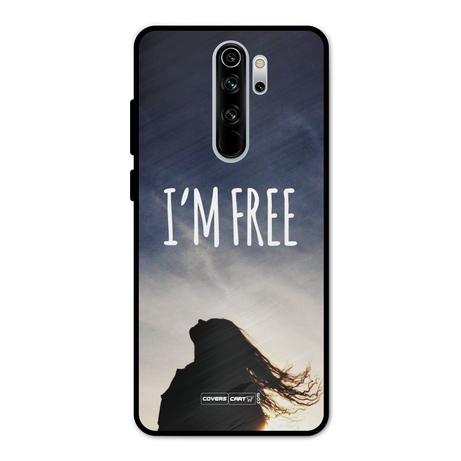 I m Free Metal Back Case for Redmi Note 8 Pro