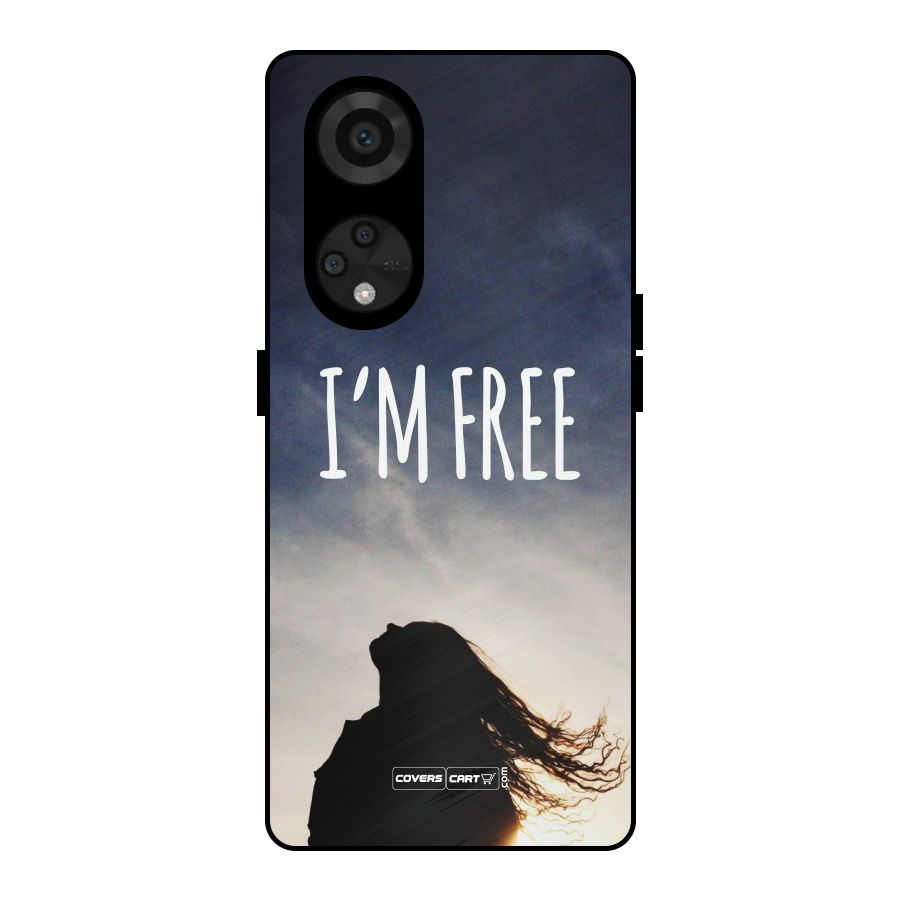 I m Free Metal Back Case for Reno8 T 5G