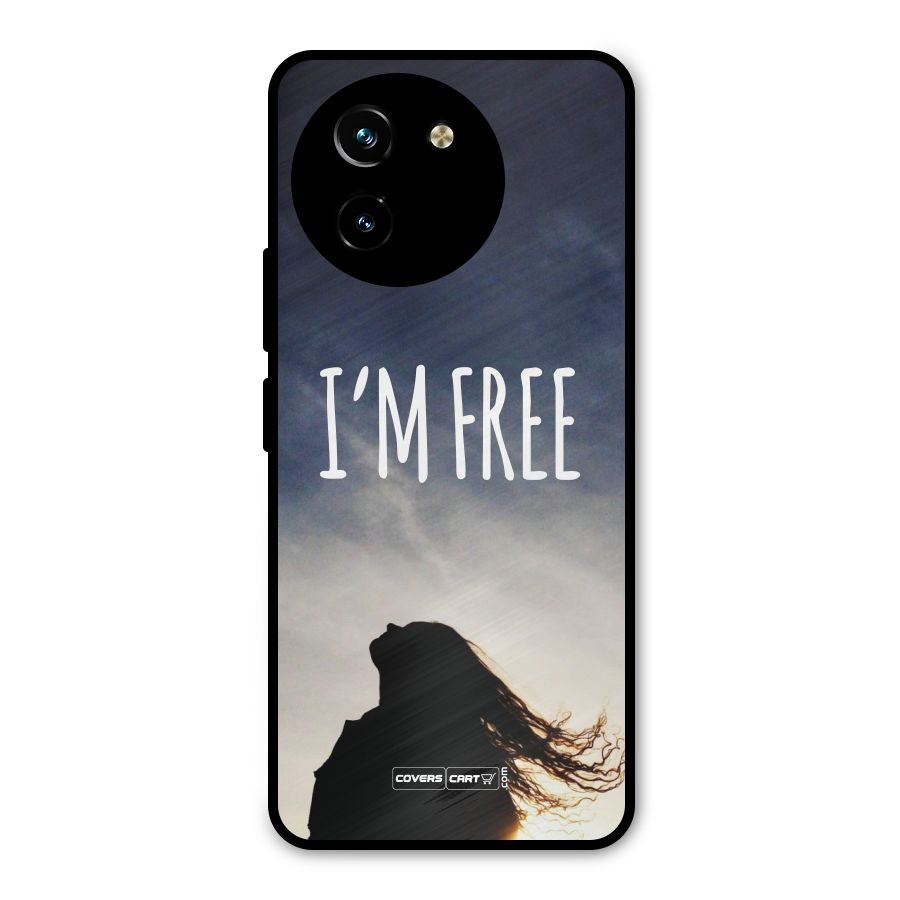 I m Free Metal Back Case for Vivo T3x