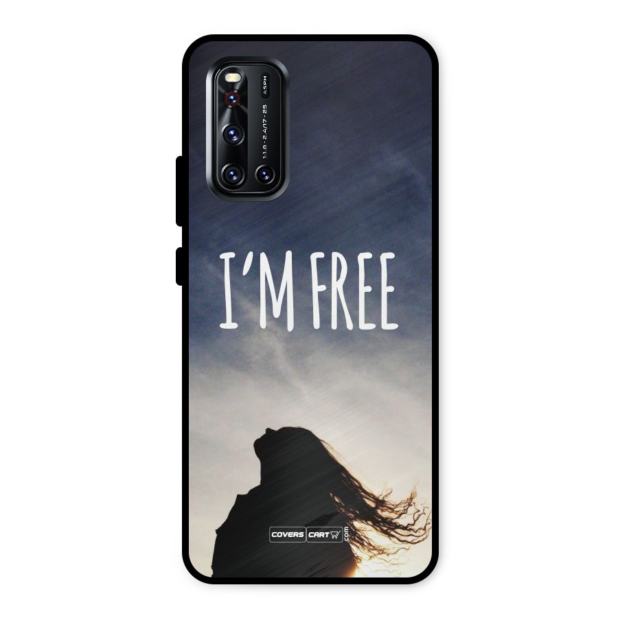 I m Free Metal Back Case for Vivo V19
