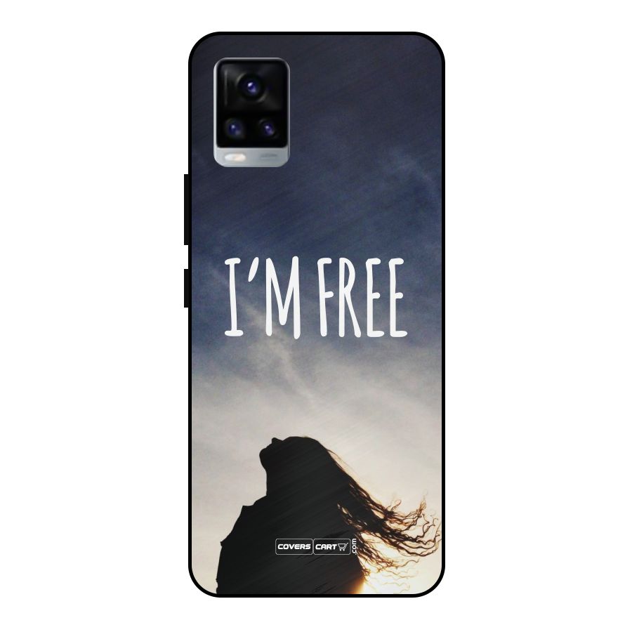 I m Free Metal Back Case for Vivo V20