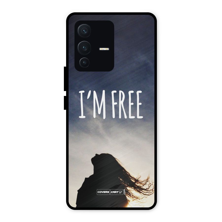 I m Free Metal Back Case for Vivo V23 5G