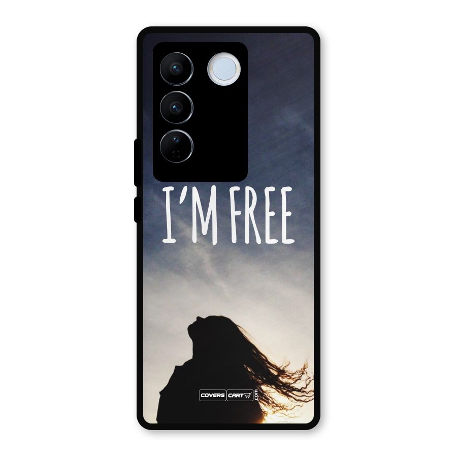 I m Free Metal Back Case for Vivo V27 Pro
