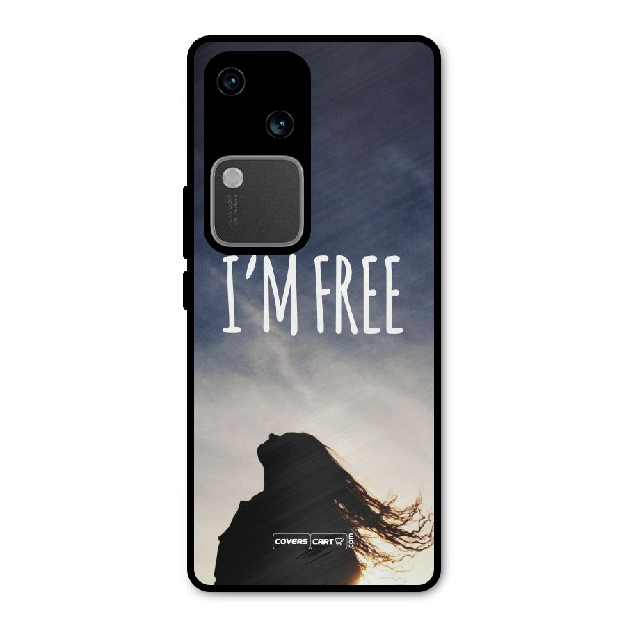 I m Free Metal Back Case for Vivo V30