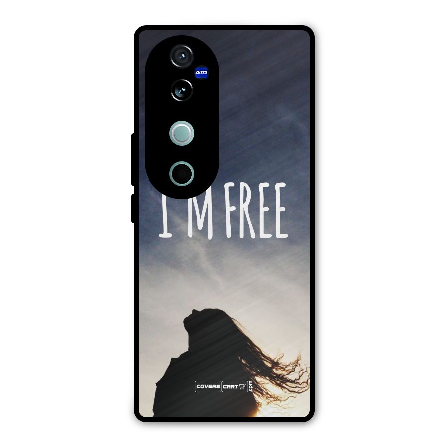 I m Free Metal Back Case for Vivo V40