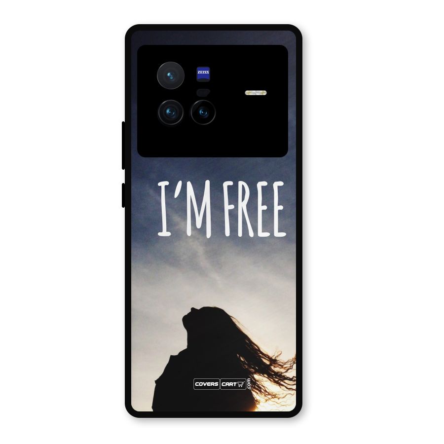 I m Free Metal Back Case for Vivo X80