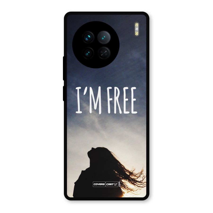 I m Free Metal Back Case for Vivo X90