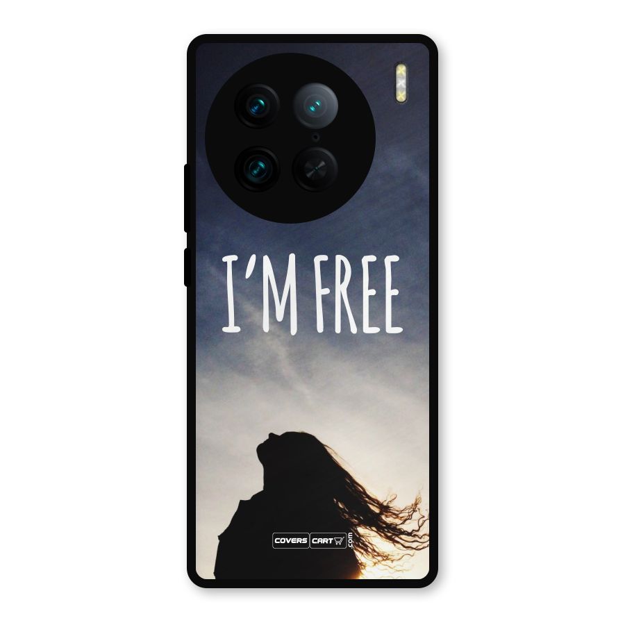 I m Free Metal Back Case for Vivo X90 Pro