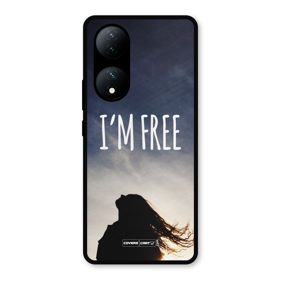 I m Free Metal Back Case for Vivo Y100