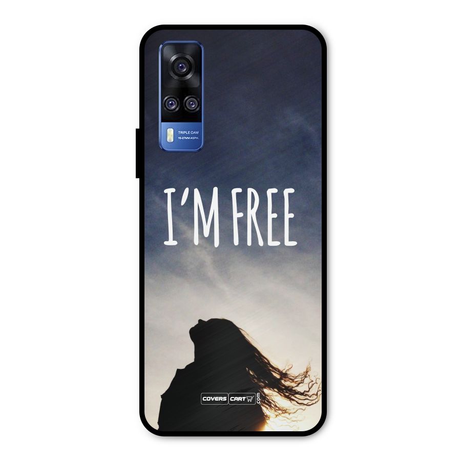 I m Free Metal Back Case for Vivo Y31