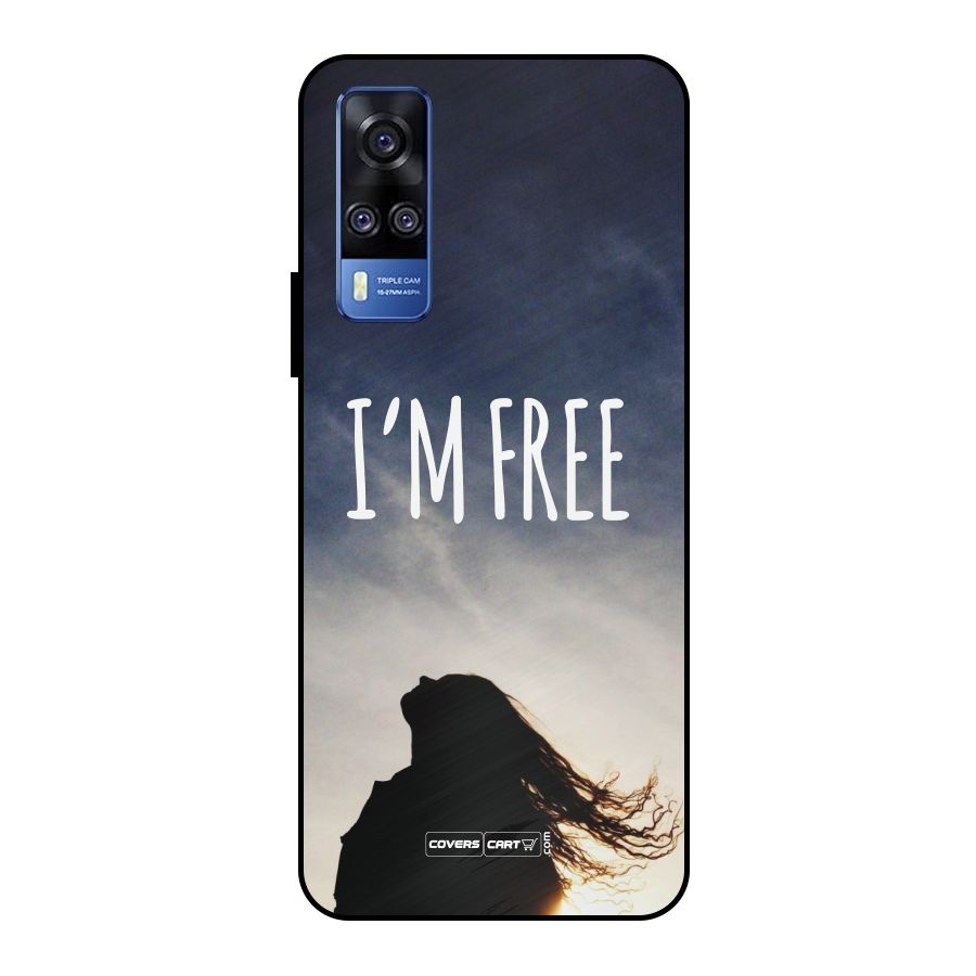 I m Free Metal Back Case for Vivo Y51