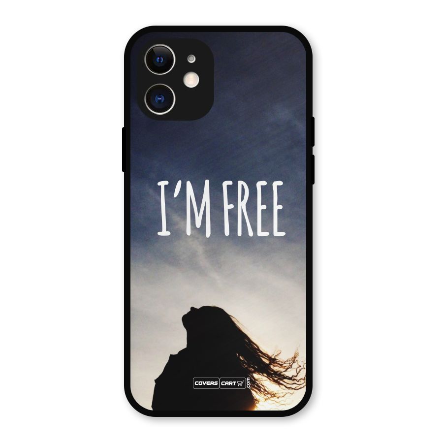 I m Free Metal Back Case for iPhone 12